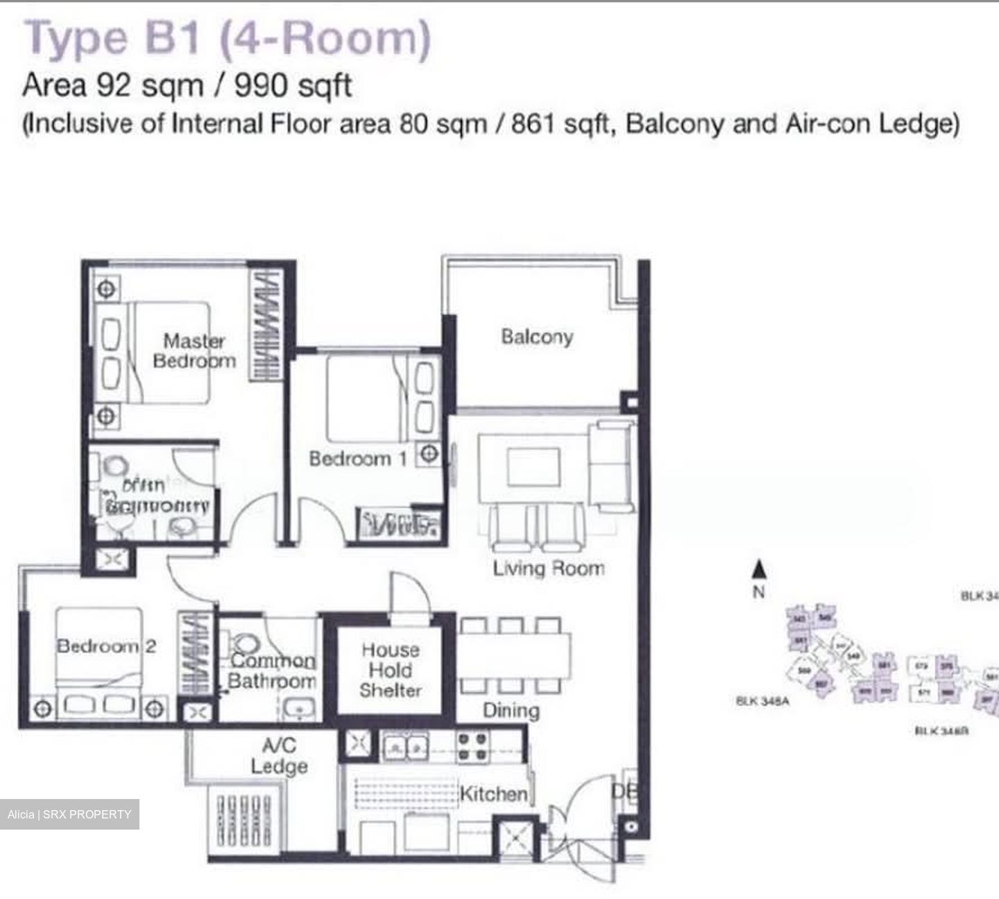 Blk 347B Adora Green (Yishun), HDB 4 Rooms #564561411